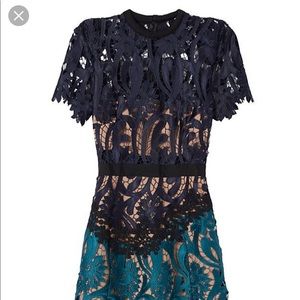 Self-Portrait Prairie 2tone lace mini US 2 UK 6